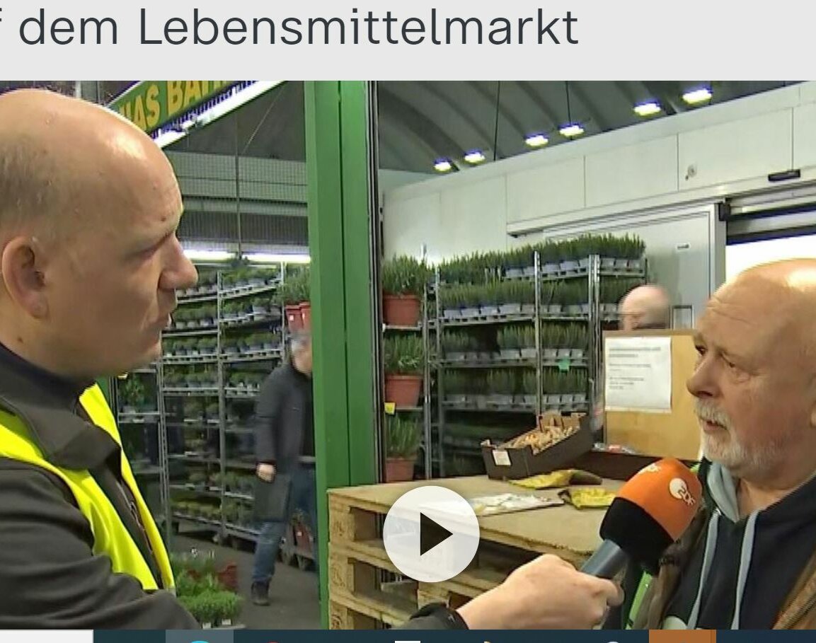 Interview mit Joachim Köhler auf dem Großmarkt