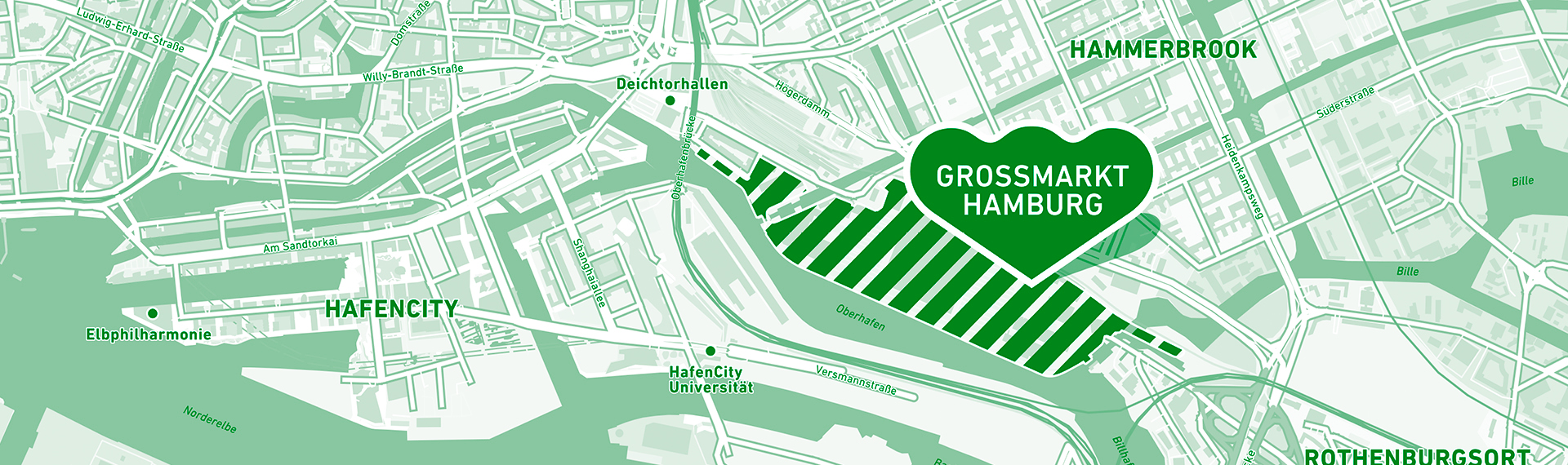 Lageplan des Hamburger Grossmarktes