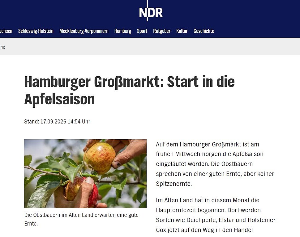 NDR Apfelsaison