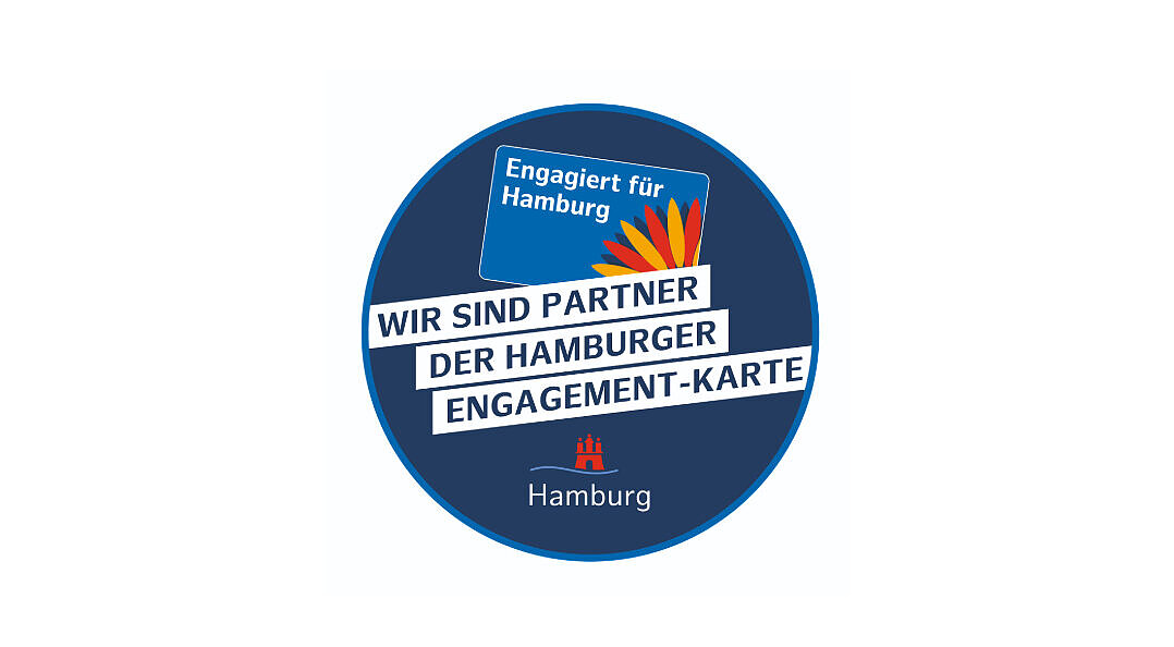 Logo Wir sind Partner der Hamburger Engagement-Karte Logo Wir sind Partner der Hamburger Engagement-Karte
