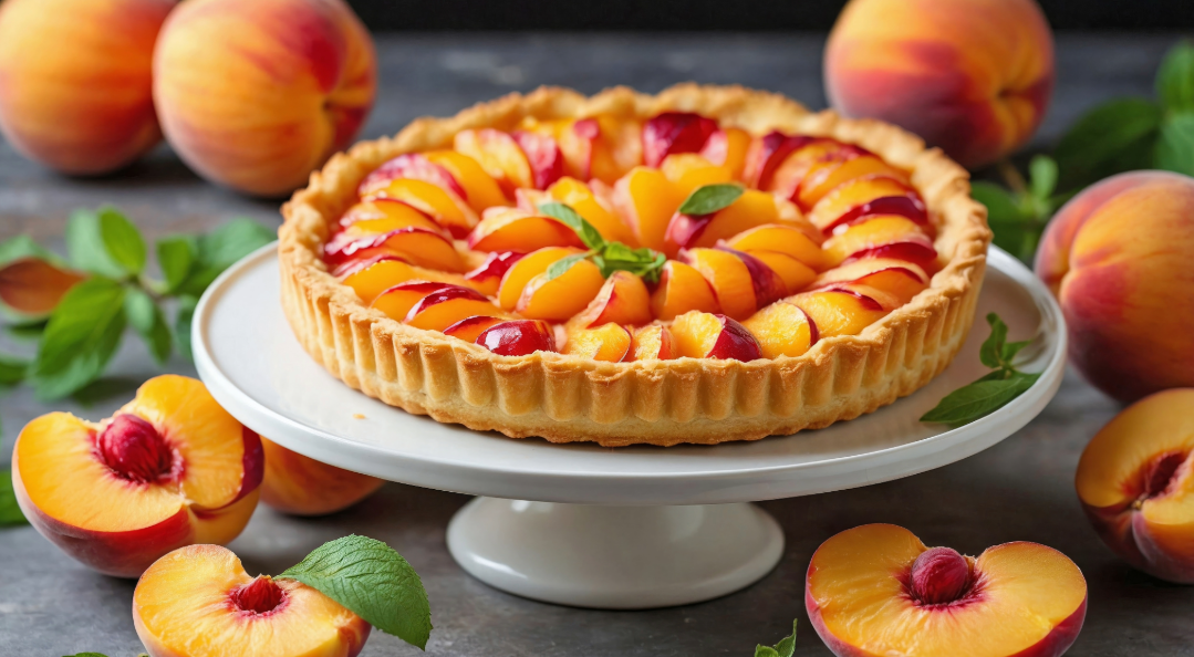 Pfirsichkuchen